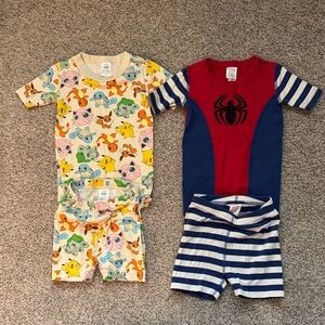 Hanna Andersson Kids PJs - Pokemon & Spider Man